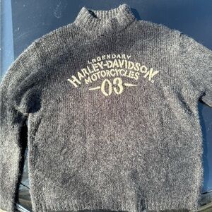 Harley-Davidson Charcoal Turtleneck Sweater